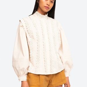 SEA NY Everleigh Eyelet Blouse. BNWT!